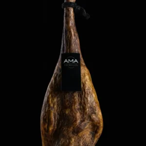 Jamón de cebo con logotipo de Ibéricos AMA